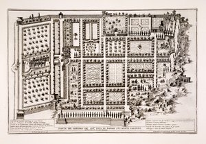 Jardín del Duque de Parma en la Colina Palatina, Roma, de 